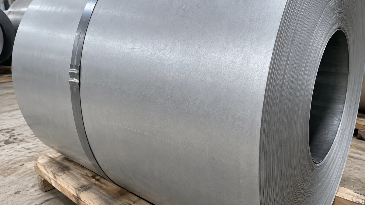 Electro-galvanized coil, the zinc surface smooth and matte with no spangle.